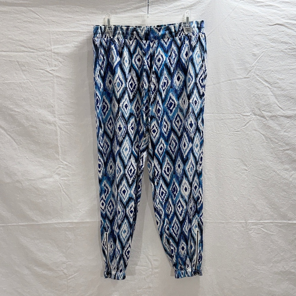 Go Silk Ikat Print Joggers Purchased from Calypso
